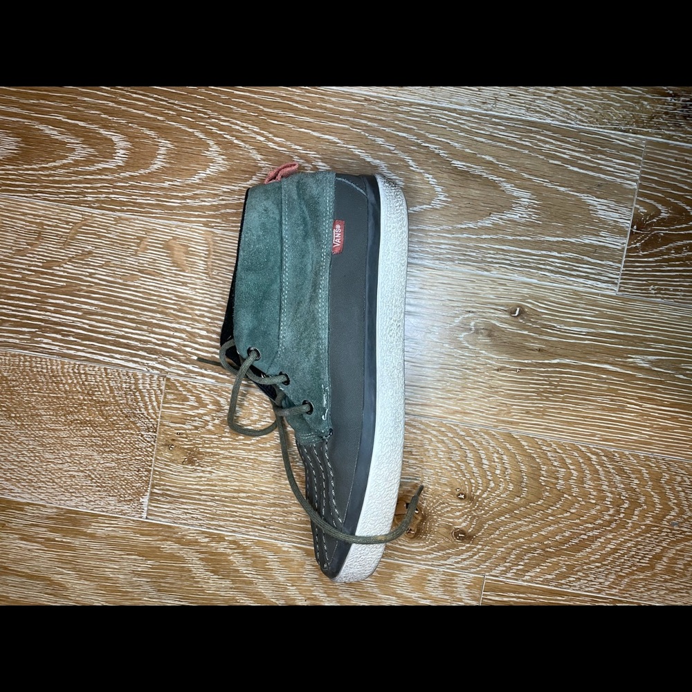 Vans Duck Shoe Mens 8.5 Green/Grey